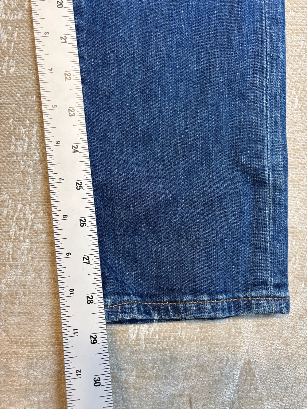 🏷️ Madewell The High-Rise Slim Boy-Jean Medium Wash Denim Size 23 - Picture 11 of 16